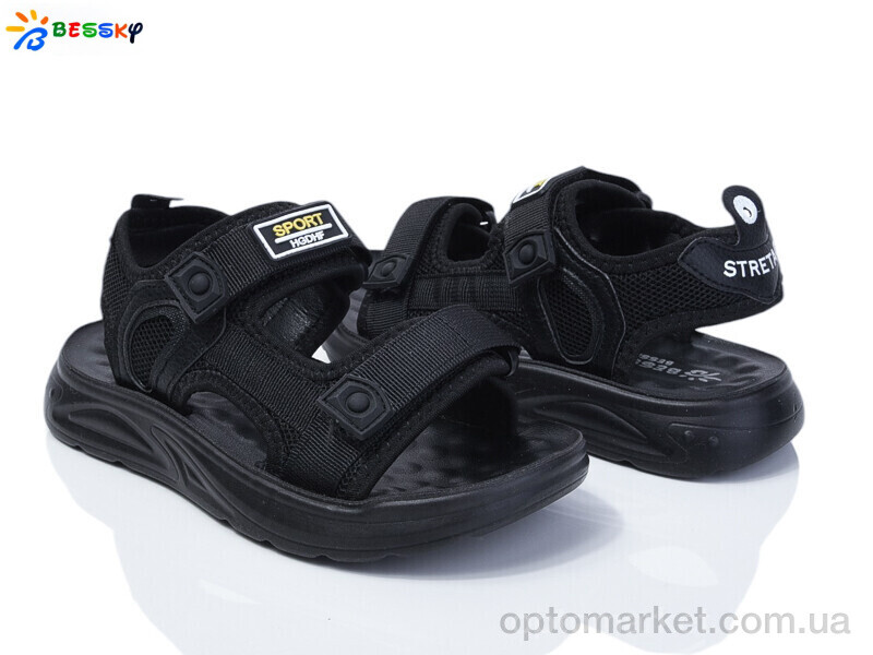 Купить Босоніжки дитячі BY4214-2C Bessky чорний, фото 1