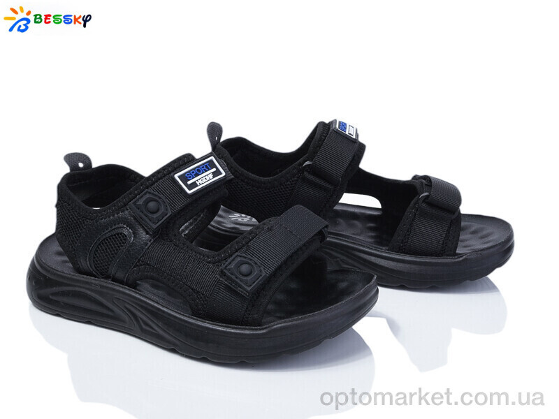 Купить Босоніжки дитячі BY4214-3C Bessky чорний, фото 1