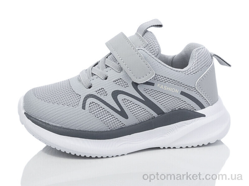 Купить Кросівки дитячі BY82-2 Смайлик сірий, фото 1