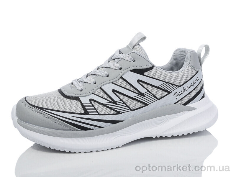 Купить Кросівки дитячі BY86-312 Смайлик сірий, фото 1