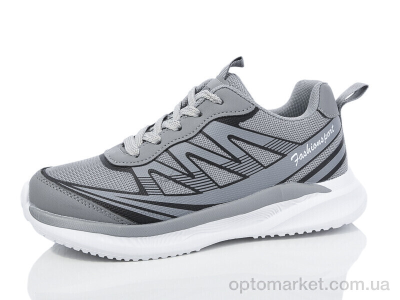 Купить Кросівки жіночі BY86-313 Смайлик сірий, фото 1