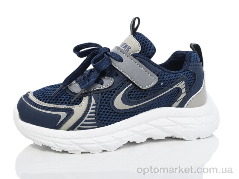 Купить Кросівки дитячі BY89-25 Смайлик синій, фото 1