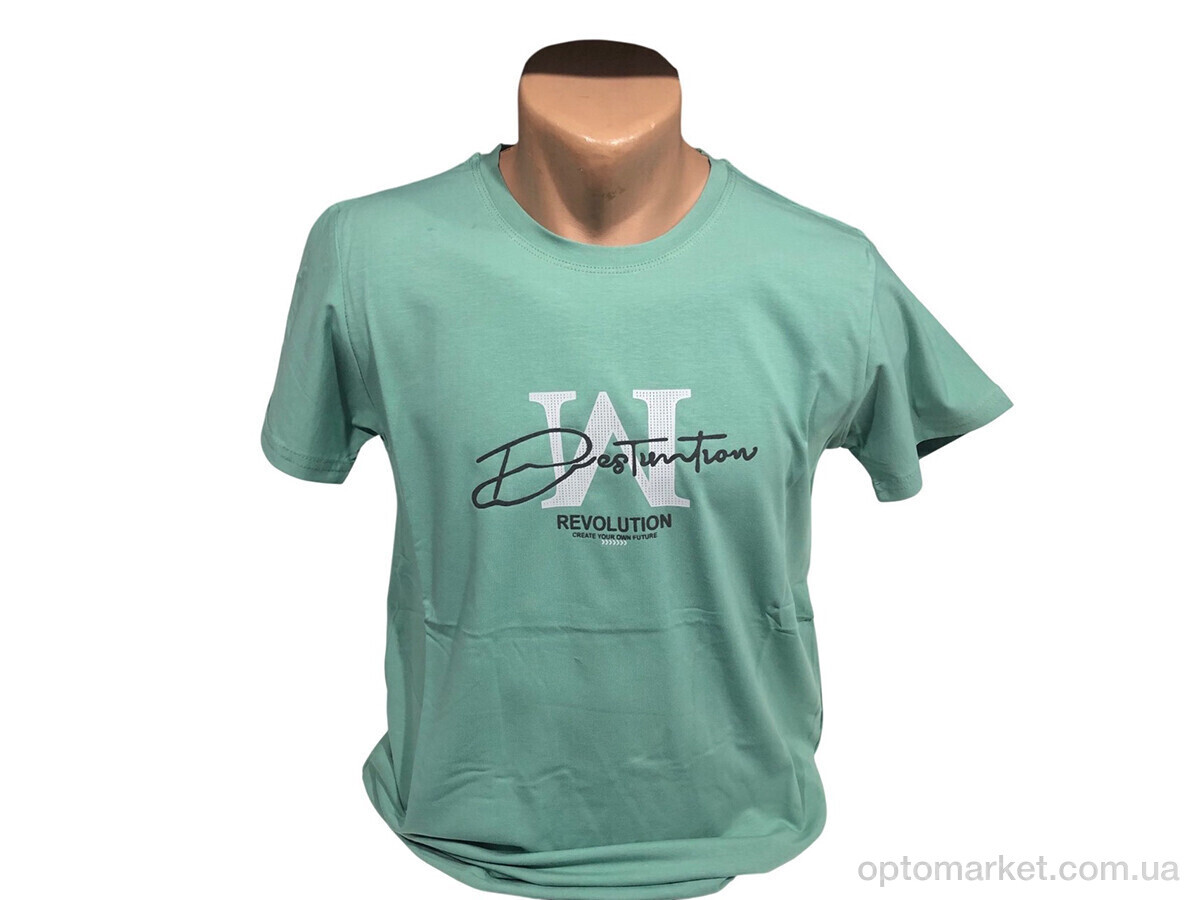 Купить Футболка чоловічі C002 м'ята R.V.C.A. зелений, фото 1