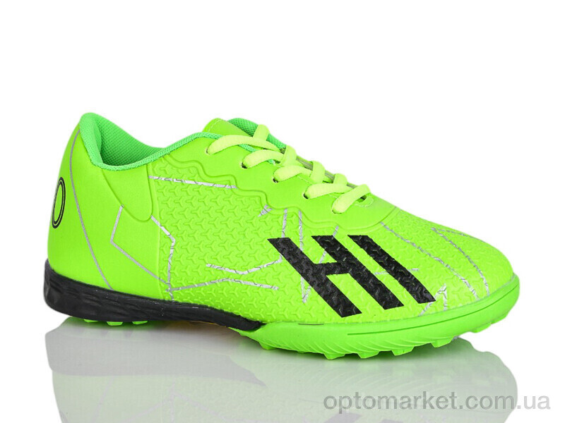Купить Футбольне взуття дитячі C01-5 ASHIGULI зелений, фото 1