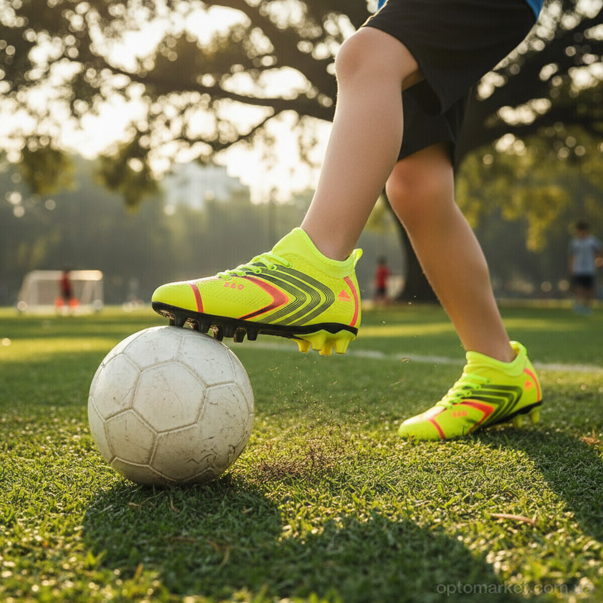 Купить Футбольне взуття дитячі C08-3 ASHIGULI жовтий, фото 2