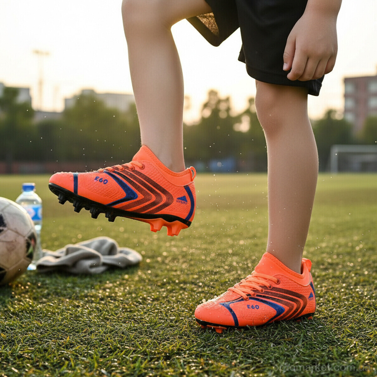 Купить Футбольне взуття дитячі C08-5 ASHIGULI помаранчевий, фото 2