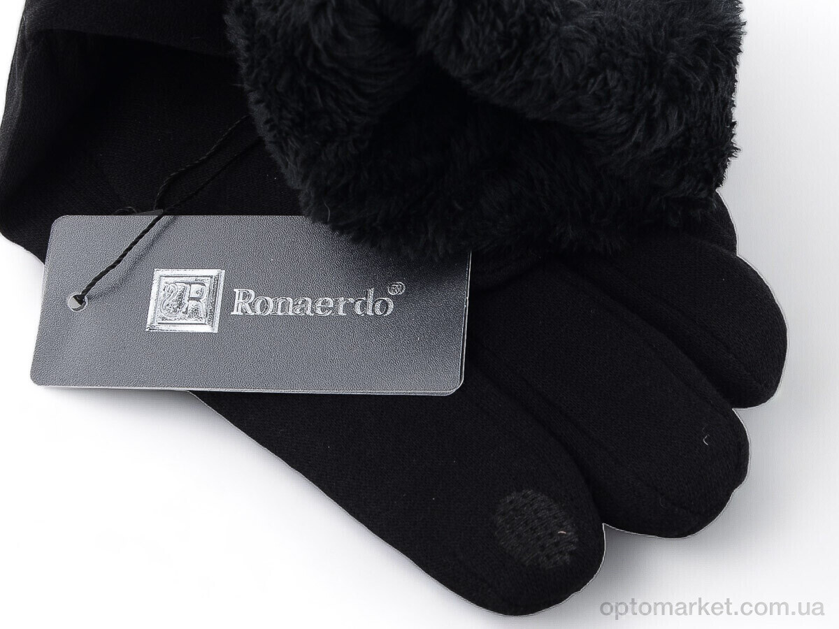 Купить Рукавички чоловічі C09 black Ronaerdo чорний, фото 2