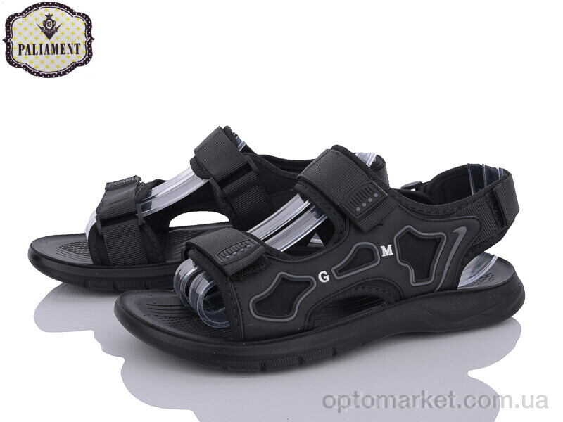 Купить Сандалі чоловічі C106 Paliament чорний, фото 1