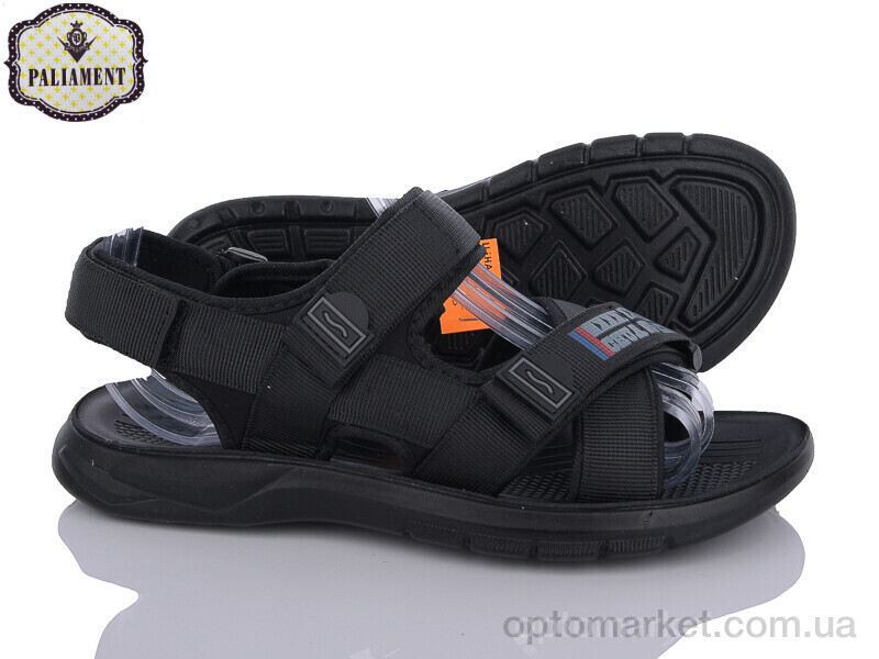 Купить Сандалі чоловічі C108 Paliament чорний, фото 1