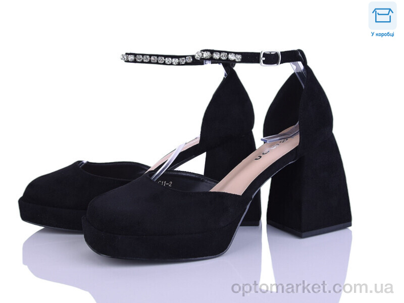 Купить Туфлі жіночі C11-2 Lemon чорний, фото 1