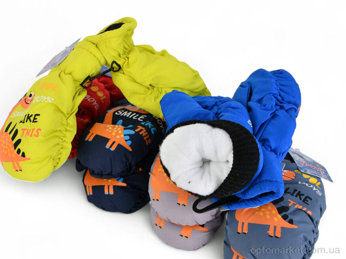 Купить Рукавиці дитячі C11 mix Deng Feng мікс, фото 2