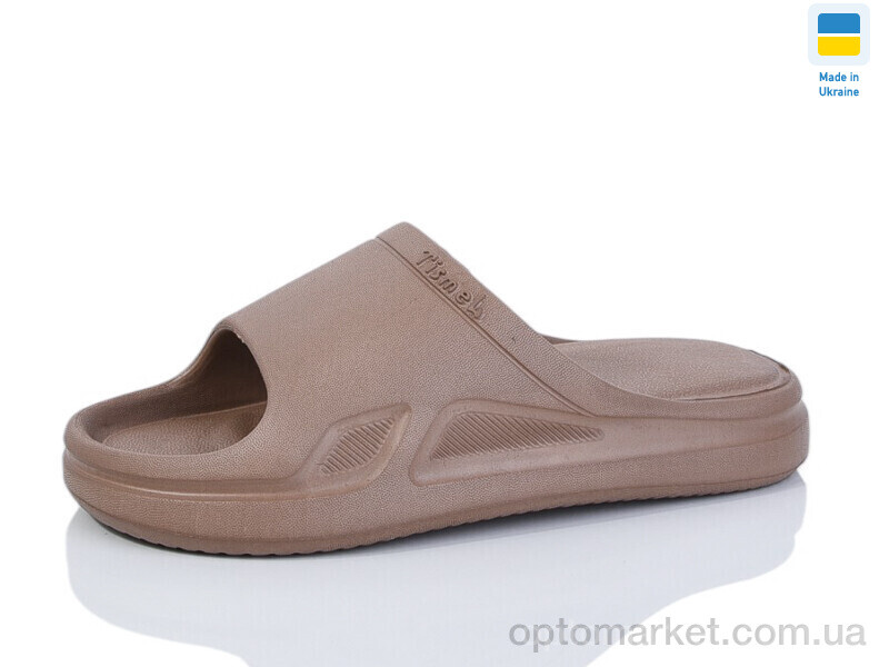 Купить Шльопанці жіночі C11 м'які капучино Tismel коричневий, фото 1