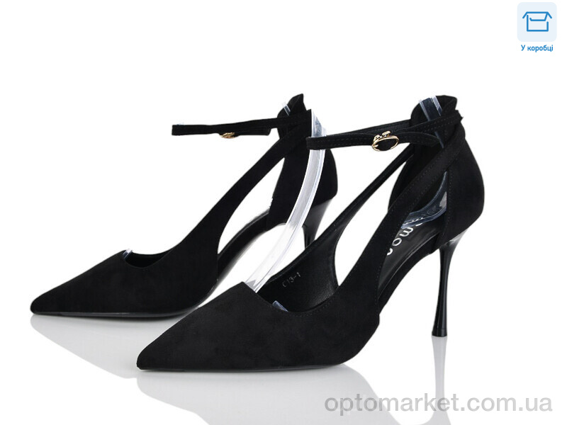 Купить Туфлі жіночі C13-1 Lemon чорний, фото 1