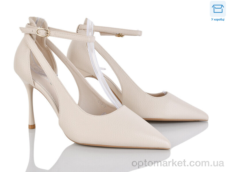 Купить Туфлі жіночі C13-3 Lemon бежевий, фото 1