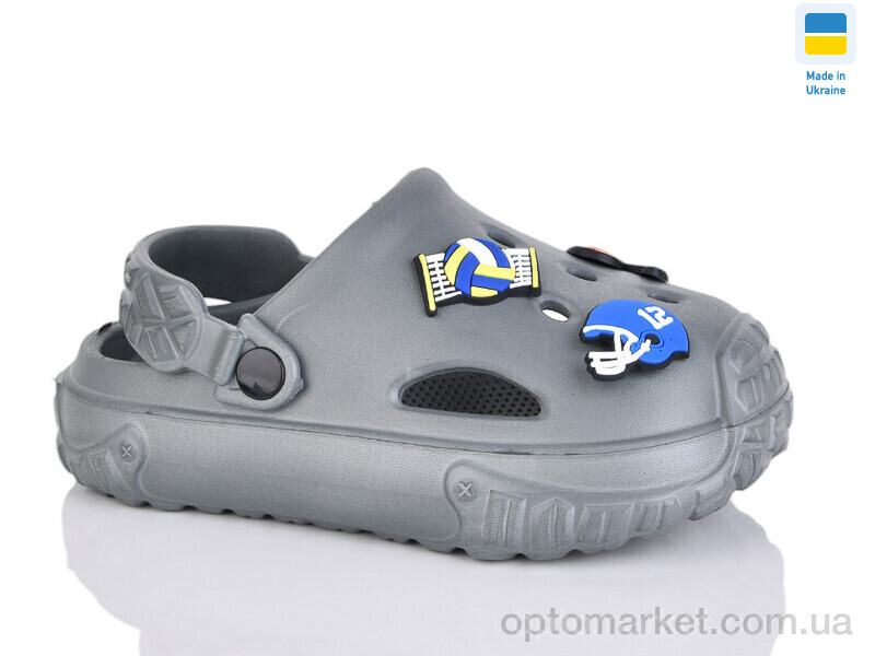 Купить Крокси дитячі C150 сірий Verta сірий, фото 1