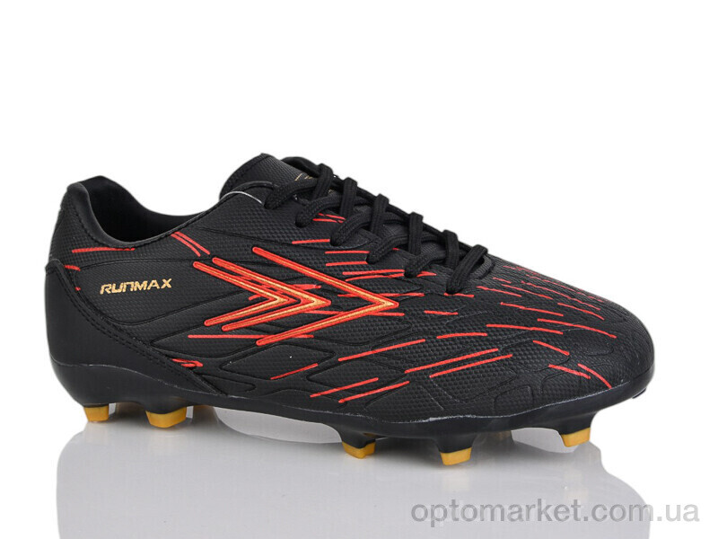 Купить Футбольне взуття дитячі C1687-1 Runmax чорний, фото 1