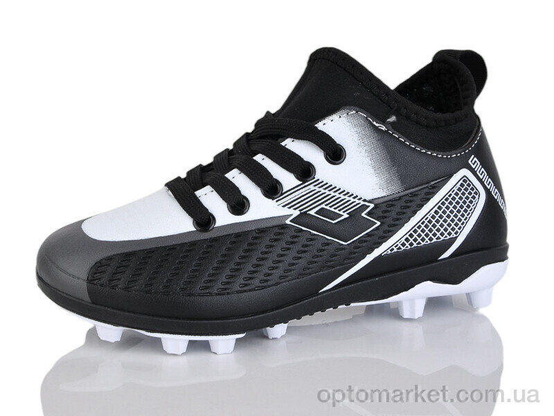 Купить Футбольне взуття дитячі C21-1 ASHIGULI чорний, фото 1