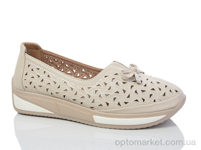 Купить Туфлі жіночі C2103-6 Leguzaza бежевий, фото 1