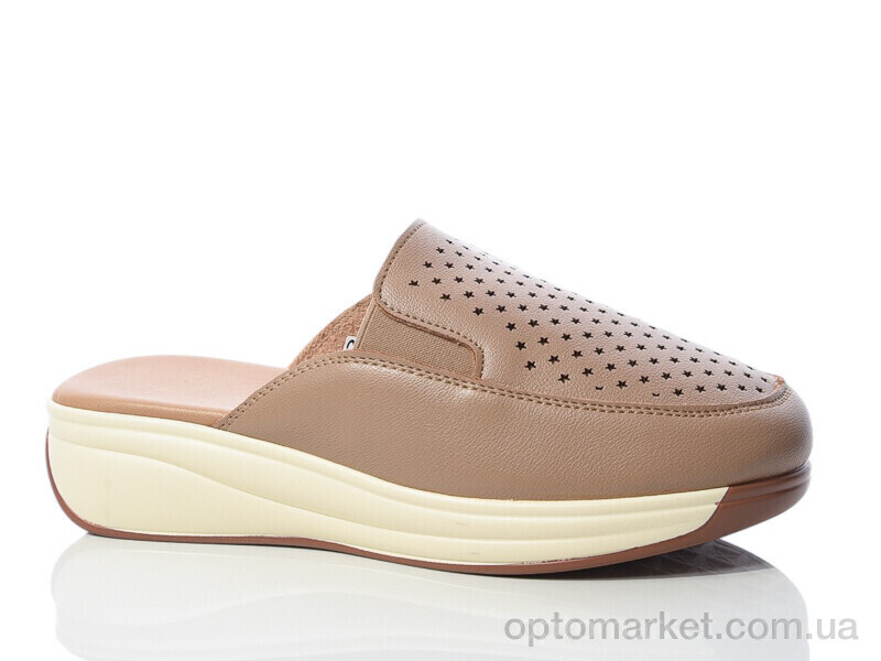 Купить Шльопанці жіночі C217-29 Коронате коричневий, фото 1