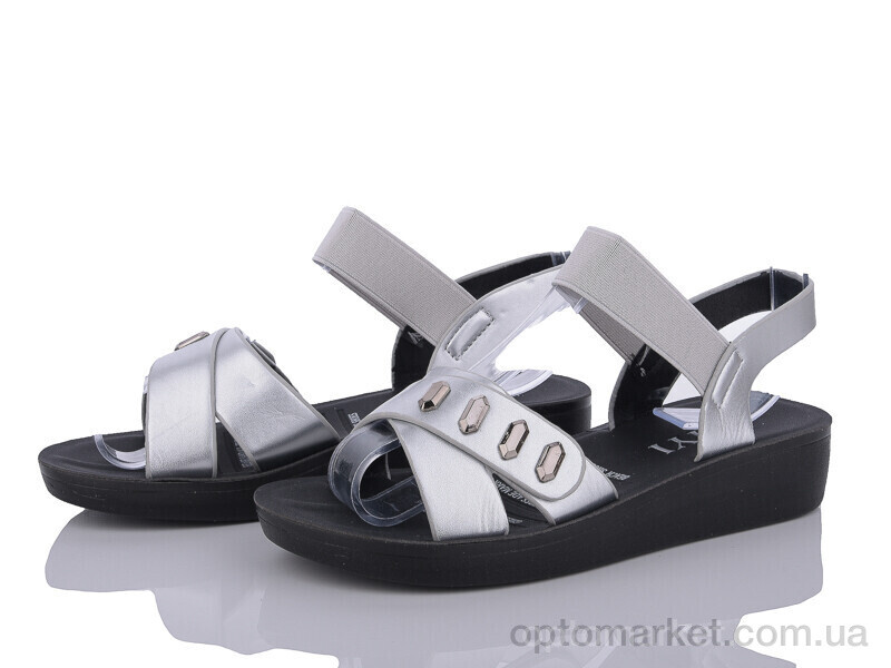 Купить Босоніжки жіночі C24-4 YiYi срібний, фото 1