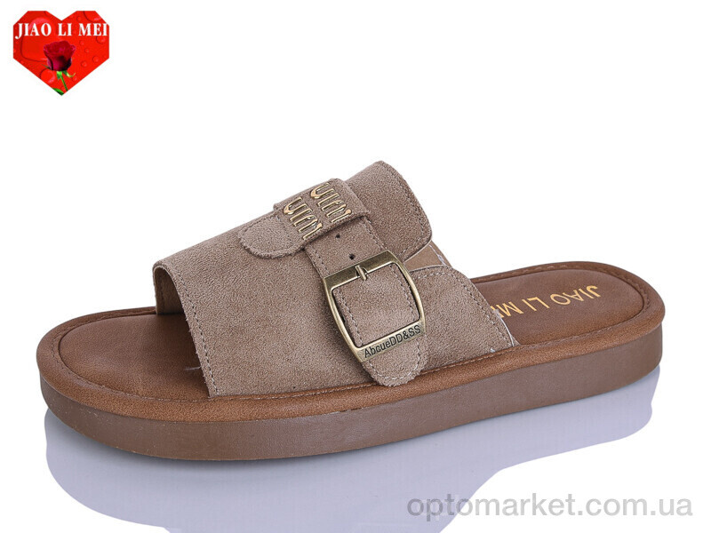 Купить Шльопанці жіночі C25 Jiao Li Mei бежевий, фото 1