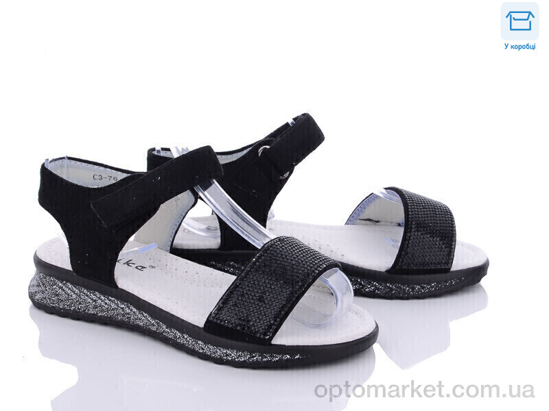 Купить Босоніжки дитячі C3-76 Yalike чорний, фото 1