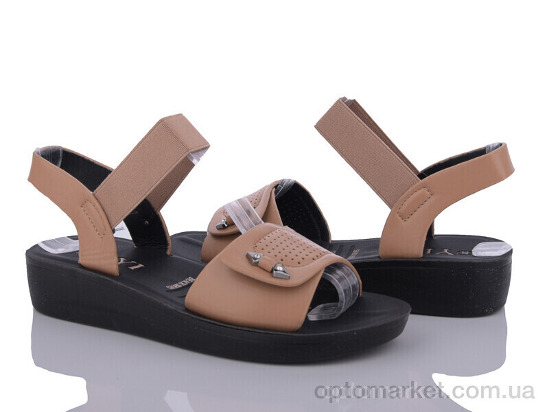 Купить Босоніжки жіночі C4-4 YiYi коричневий, фото 1