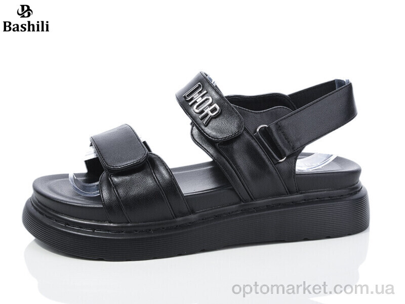 Купить Босоніжки жіночі C48-1 Башили чорний, фото 2