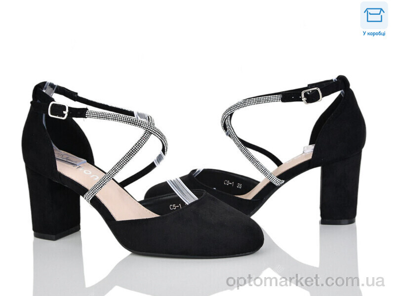 Купить Туфлі жіночі C5-1 Lemon чорний, фото 1
