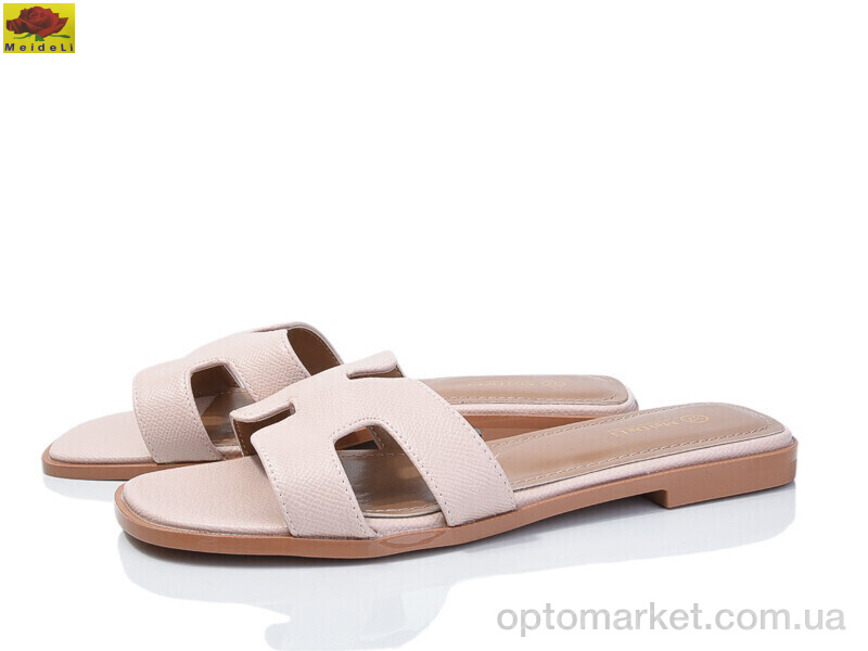 Купить Шльопанці жіночі C50-3 Mei De Li рожевий, фото 1