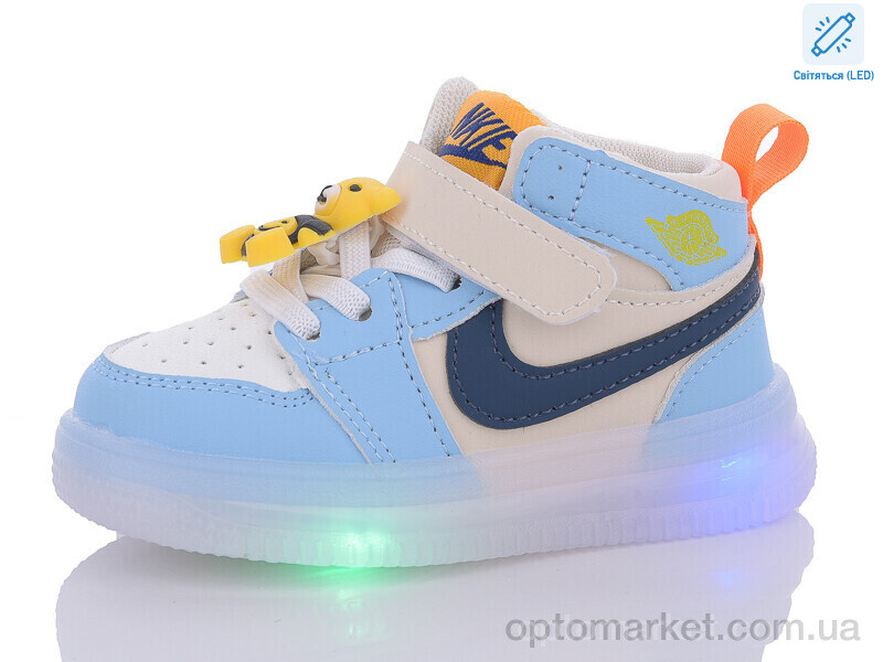 Купить Кросівки дитячі C504-62 LED Lilin блакитний, фото 1