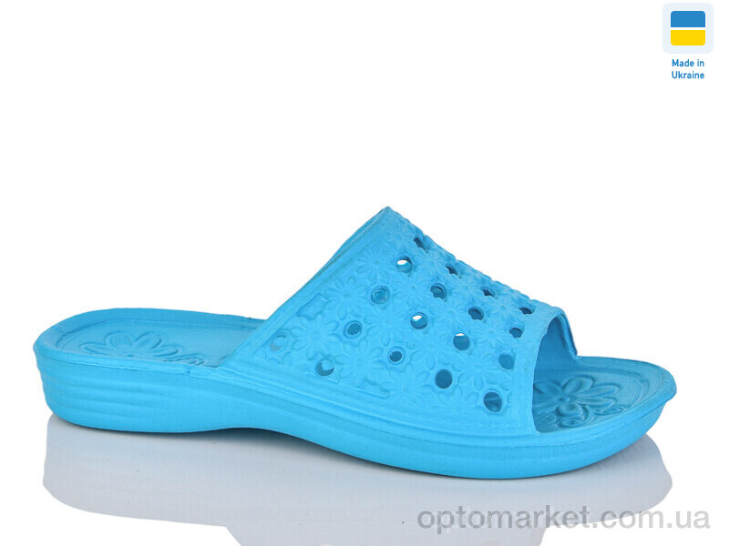 Купить Шльопанці жіночі C60 бірюза Krok блакитний, фото 1