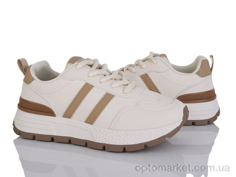 Купить Кросівки жіночі C622-37 Бабочка-Mengfuna-AESD бежевий, фото 1