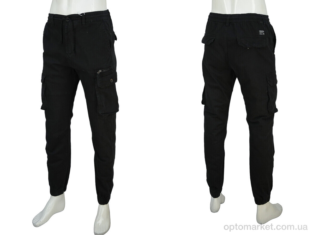 Купить Джинси чоловічі C65033-1 Baron чорний, фото 3