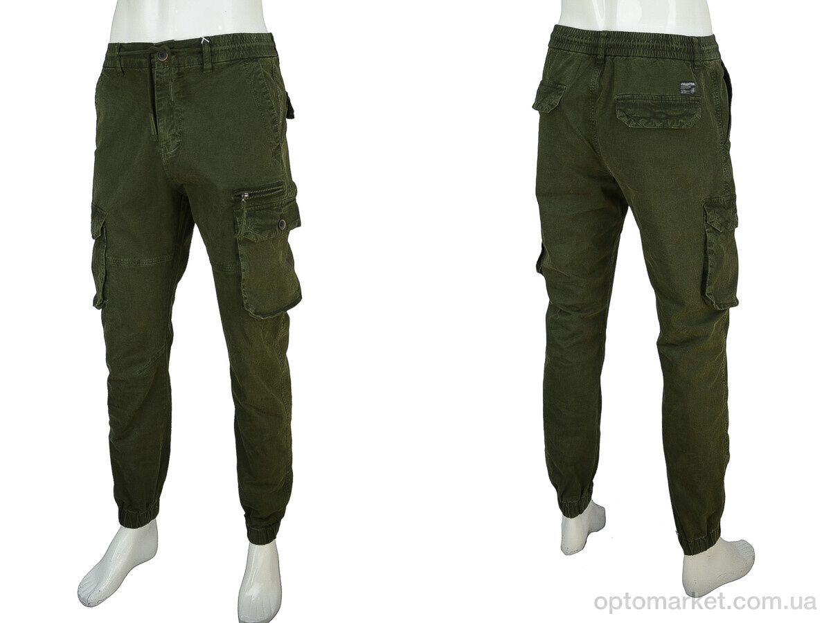 Купить Джинси чоловічі C65033-3 Baron зелений, фото 3