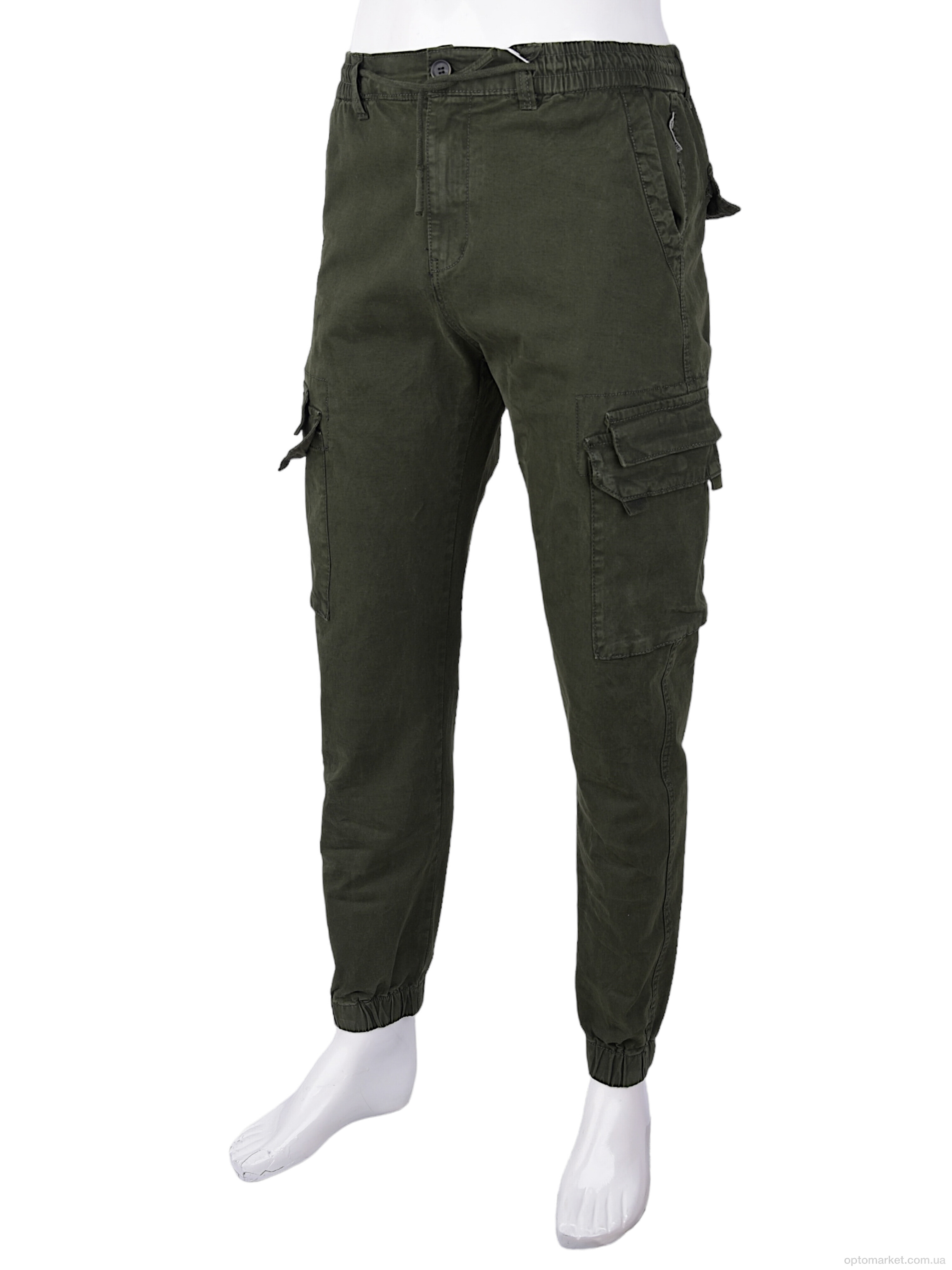 Купить Джинси чоловічі C65035-3 Baron зелений, фото 4