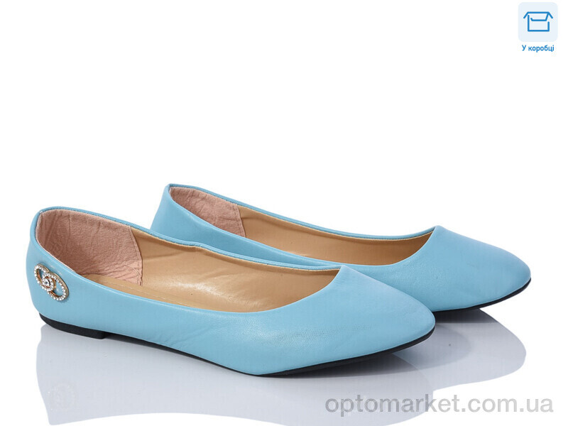 Купить Туфлі жіночі C651 ТОП блакитний, фото 1