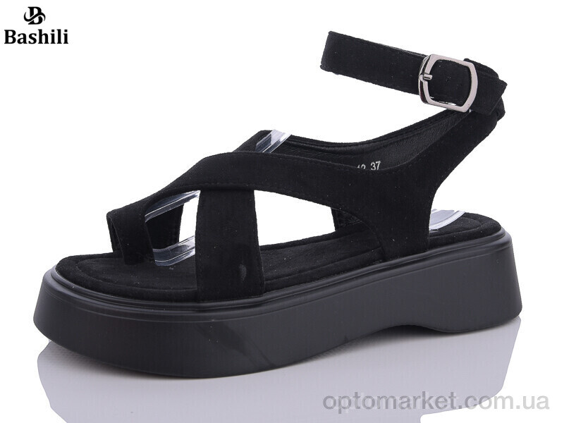 Купить Босоніжки жіночі C70-12 Башили чорний, фото 1