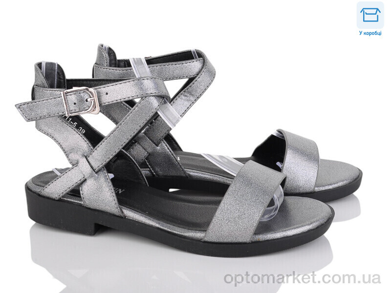 Купить Босоніжки жіночі C711-5 Fuguiyun сірий, фото 1