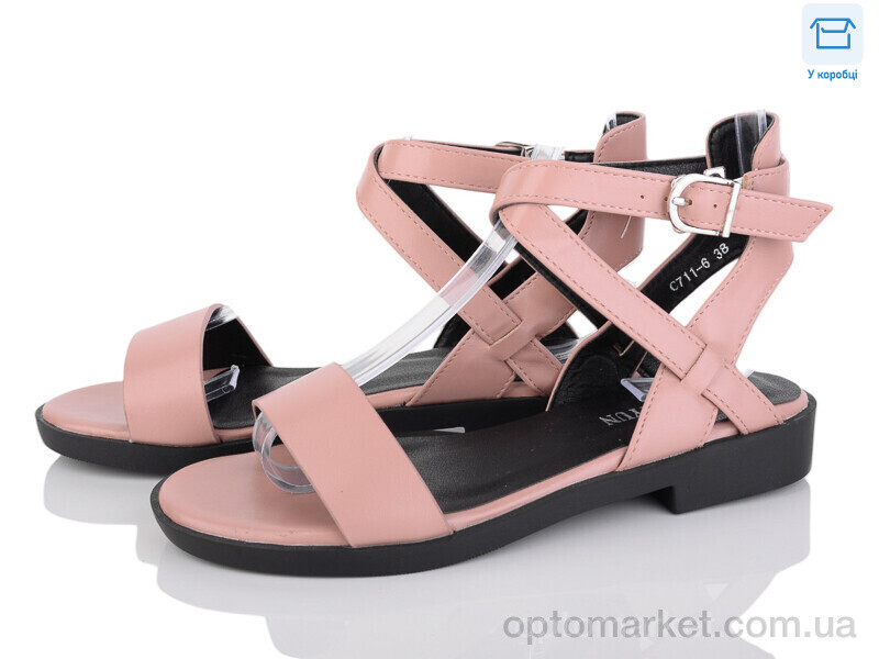 Купить Босоніжки жіночі C711-6 Fuguiyun рожевий, фото 1