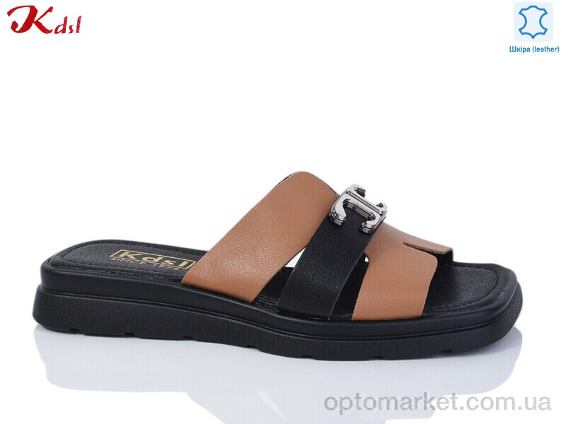 Купить Шльопанці жіночі C777-31 Kdsl коричневий, фото 1