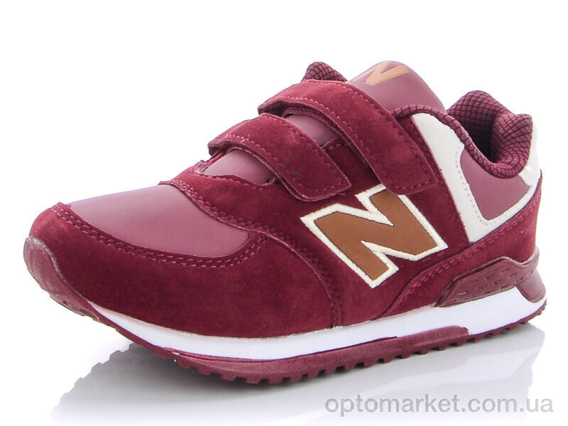 Купить Кросівки дитячі C805-32 N.w balance бордовий, фото 2
