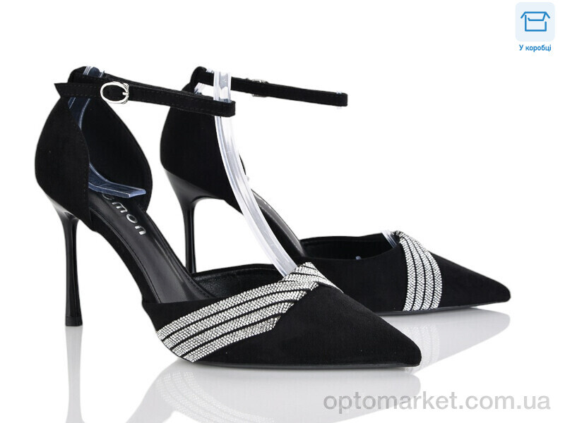 Купить Туфлі жіночі C9-1 Lemon чорний, фото 1