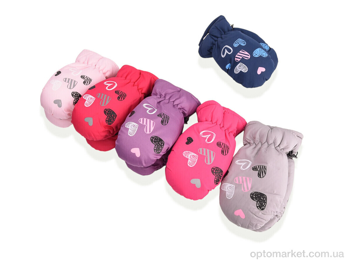 Купить Рукавиці дитячі C9 mix Королева мікс, фото 1