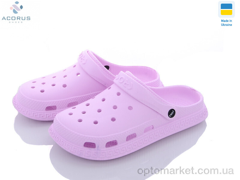 Купить Крокси жіночі C98 бузковий Krok рожевий, фото 1