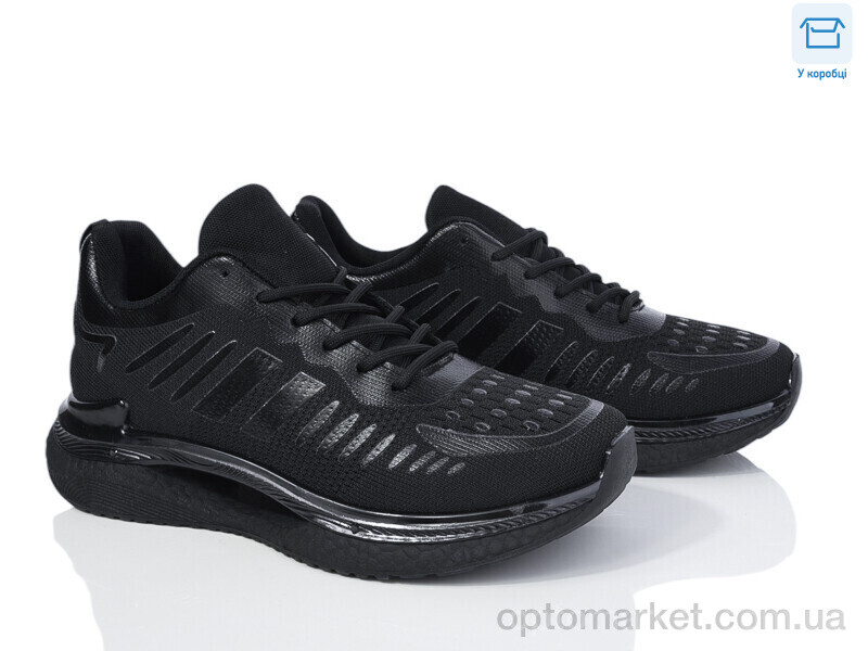 Купить Кросівки чоловічі CA001-1 YZY чорний, фото 1