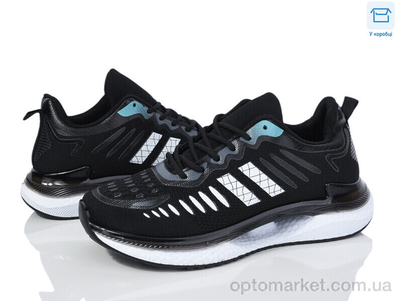 Купить Кросівки чоловічі CA001-2 YZY чорний, фото 1