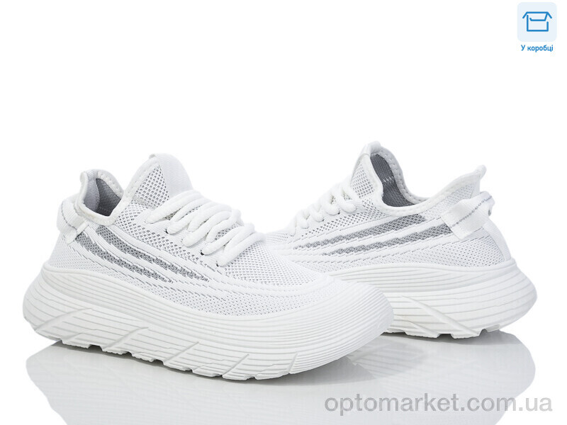 Купить Кросівки чоловічі CA002-2 YZY білий, фото 1