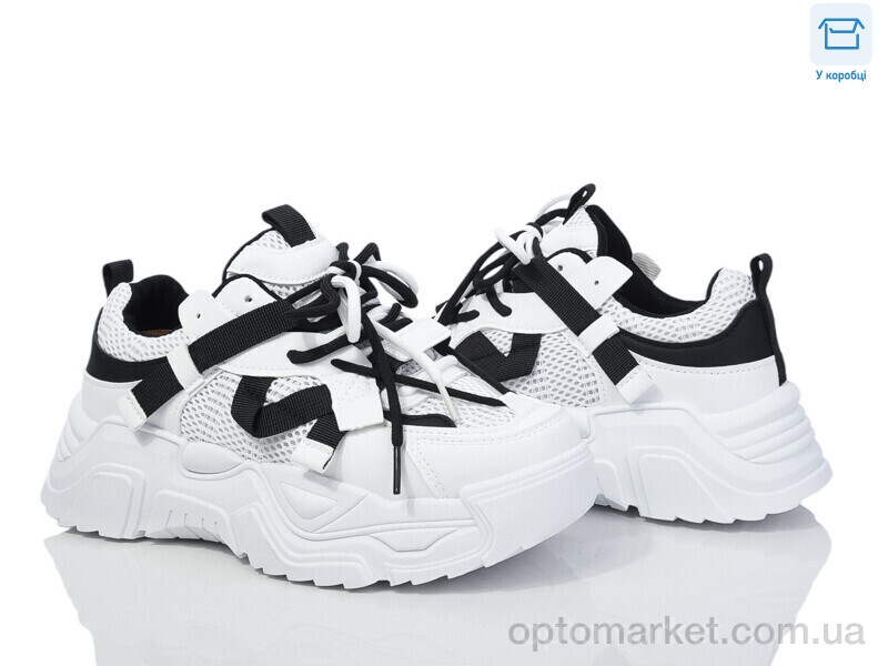 Купить Кросівки жіночі CB007-2A YZY білий, фото 1