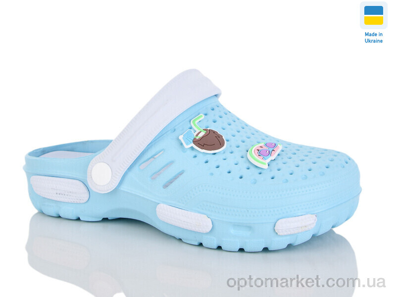 Купить Крокси жіночі CD48 бірюзовий Gipanis блакитний, фото 1